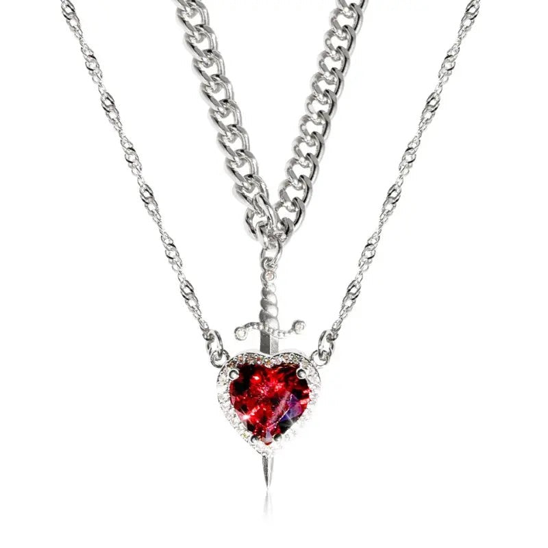 Collares de Corazón y Espada ❤🗡