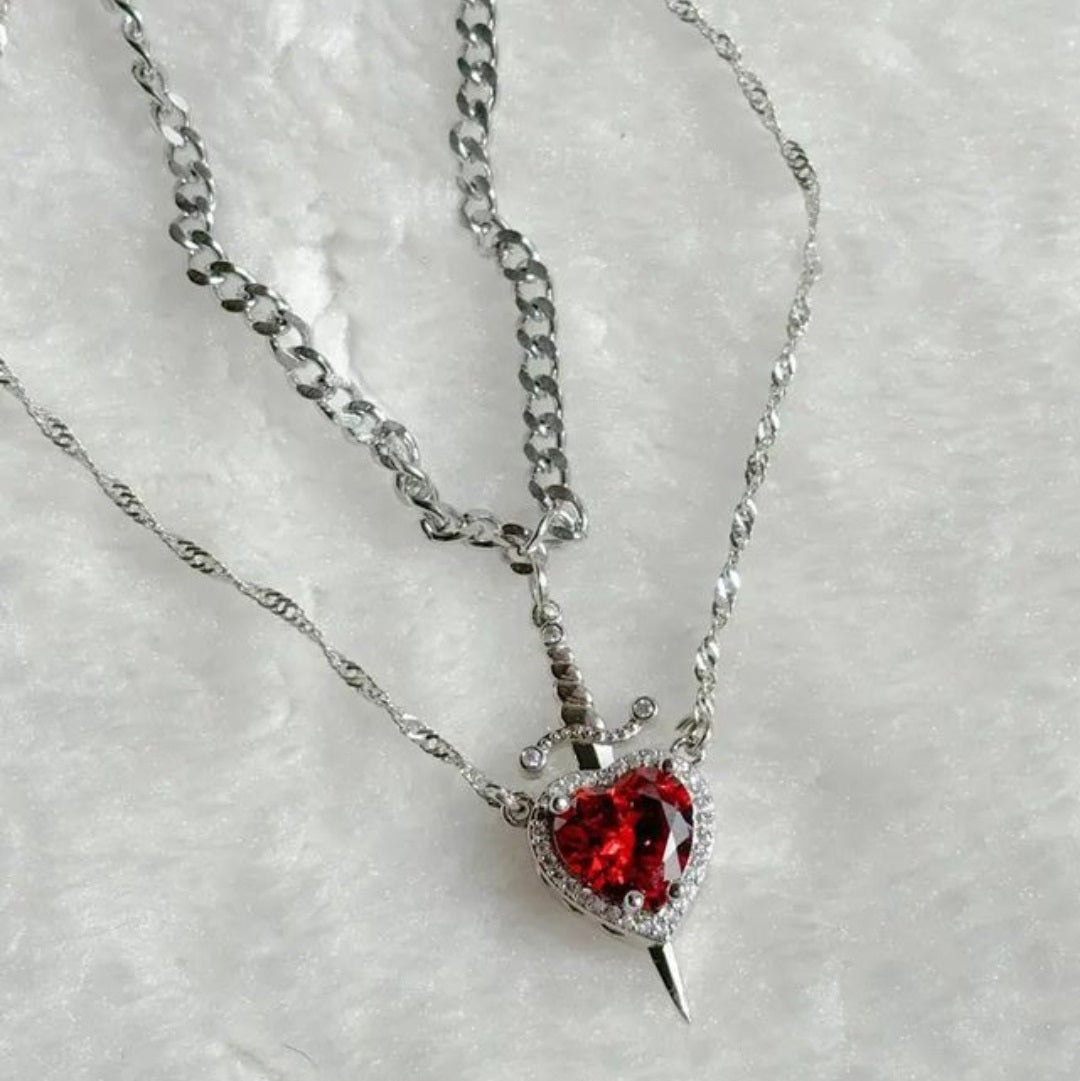 Collares de Corazón y Espada ❤🗡