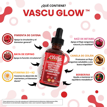 Vascu Glow™ – Potente Apoyo Natural para tu Corazón y Circulación