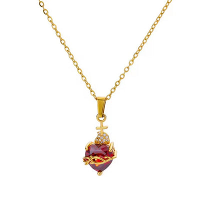 ❤️‍🔥 Collar Sagrado Corazón de Jesús 🙏🏼