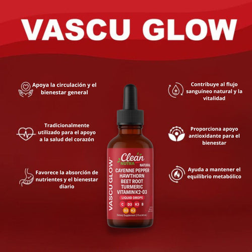 Vascu Glow™ – Potente Apoyo Natural para tu Corazón y Circulación