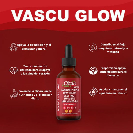 Vascu Glow™ – Potente Apoyo Natural para tu Corazón y Circulación