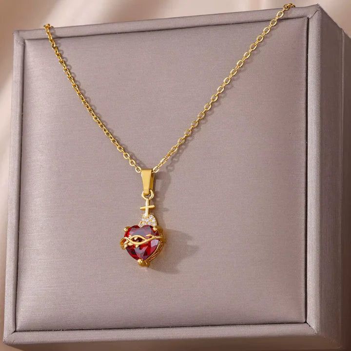 ❤️‍🔥 Collar Sagrado Corazón de Jesús 🙏🏼